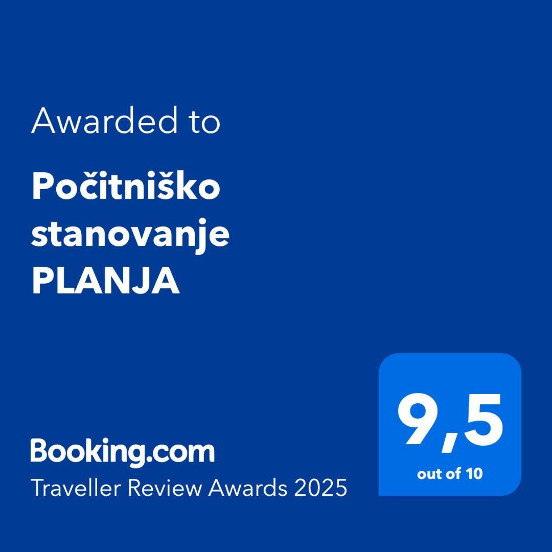 Pocitnisko Stanovanje Planja Soca Exterior photo